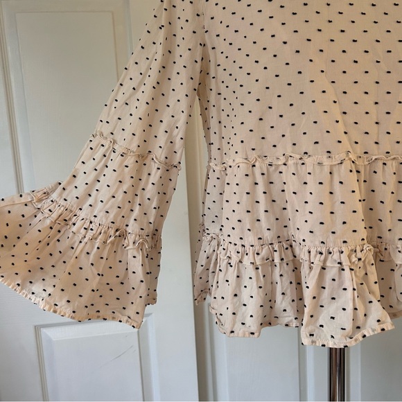 Club Monaco Polka Dot Tiered Top - Picture 5 of 8